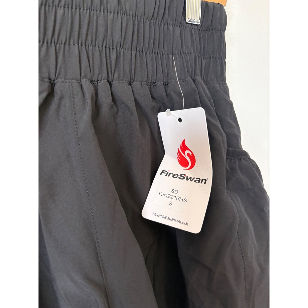 FireSwan High-Waisted Athletic Shorts – Black – Size Small – NWT - Picture 4 of 4